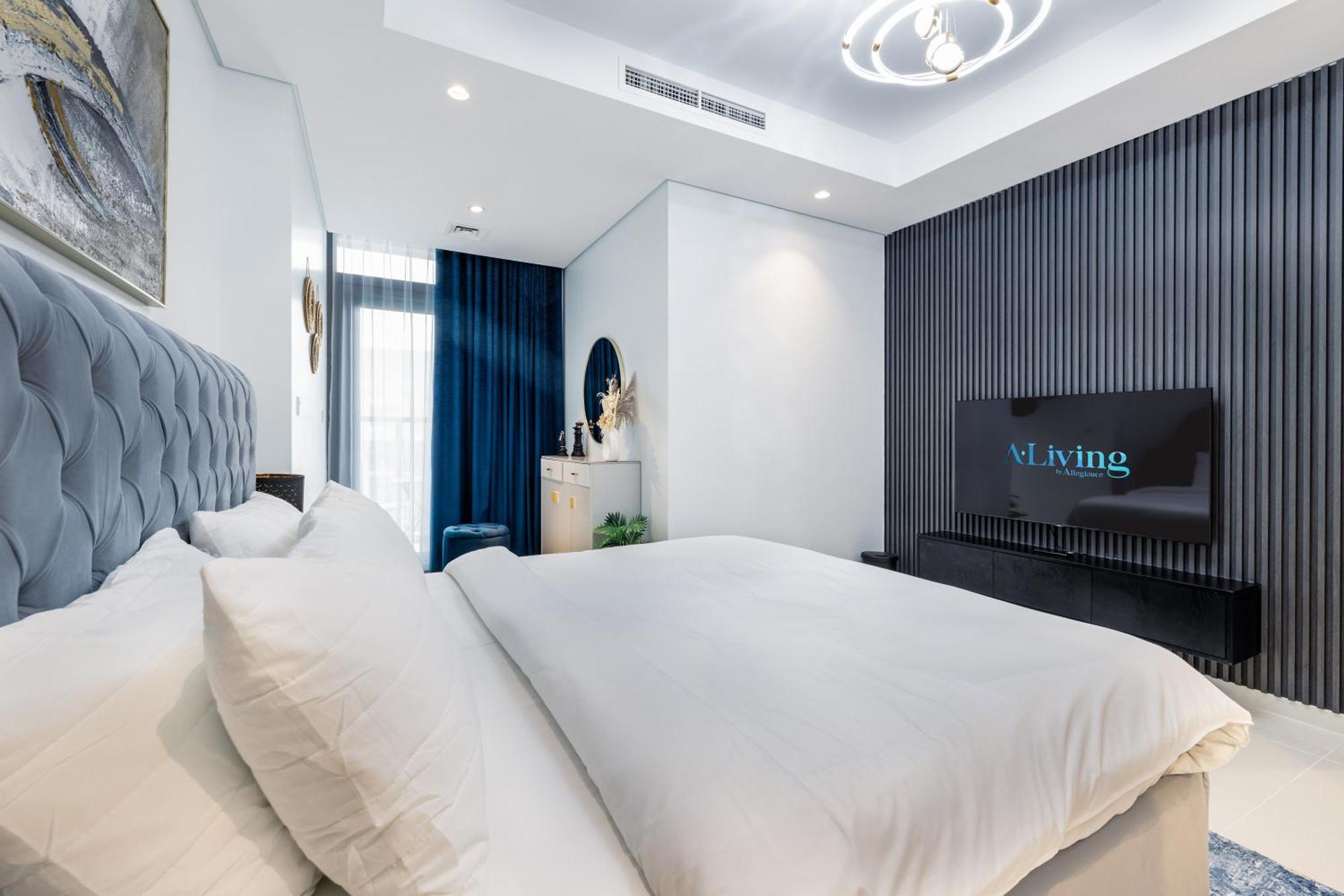 Aliving Luxe 2Br With Burj Khalifa View Infinity Pool Midtown-4704 Apartment Dubai Luaran gambar