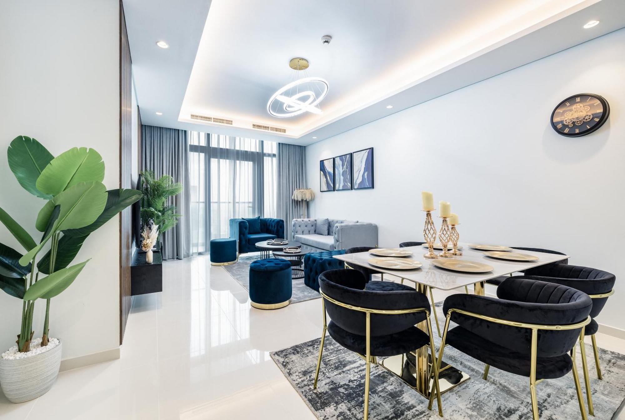Aliving Luxe 2Br With Burj Khalifa View Infinity Pool Midtown-4704 Apartment Dubai Luaran gambar